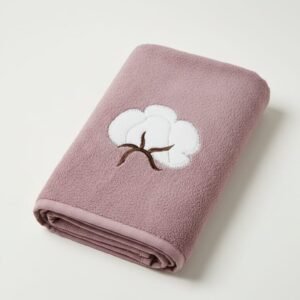 EMBROIDERY BORDER TOWEL IMPORTED - COTTON EMOJI